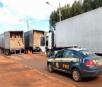 Polícia apreende cinco carretas com cigarros avaliados em R$ 10 milhões