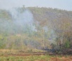 Incêndio que começou na terça (12) espalha focos pela Serra de Maracaju
