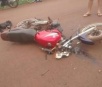 Motociclista fica com ferimentos na cabeça em acidente em Piraporã