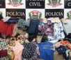 Operação policial recupera roupas e calçados furtados de estabelecimentos comerciais em Panorama e Paulicéia