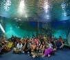 Alunos da Rede Municipal de Ensino de Itaporã visitam o aquário Bioparque Pantanal