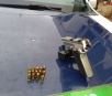 Homem é preso com pistola e munições após briga em Campo Grande