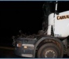 Cabine de carreta “desaparece” após acidente na MS-306
