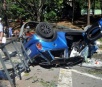 Carro despenca de viaduto na Rebouças e deixa dois feridos