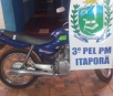 Itaporã: Polícia Militar recupera motocicleta furtada