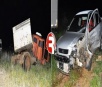 Militar embriagado provoca acidente envolvendo duas carretas e caminhão baú na BR-060