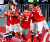Implacável, apoiada e um rival frágil: Rússia abre a Copa com goleada