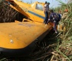 Piloto sai ileso de pouso forçado em canavial em Nova Andradina