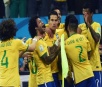 No sufoco e de virada, Brasil vence com brilho de Neymar