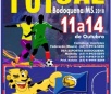 Bodoquena sedia Campeonato Estadual de Futsal