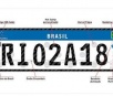 Novo padrão de placas começará a ser usado no Brasil amanhã