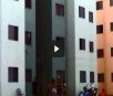 Vídeo mostra briga e tiro que atingiu mulher no Residencial Eucalipto