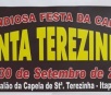 Festa da Capela de Santa Terezinha no próximo final de semana