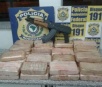 Polícia apreende 40 quilos de cocaína e fuzil AK-47 na BR-262