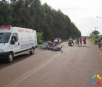 Batida entre motos deixa três pessoas feridas em Itaporã