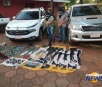 Dupla investigada por sequestros na fronteira é presa com arsenal em Pedro Juan