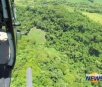 De helicóptero, policiais descobrem plantação de maconha na fronteira