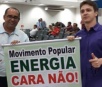Na Capital, Vereadores jardinenses tomam frente em protesto Estadual contra Energisa