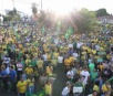 Em 2 horas, ato de apoio a Bolsonaro reúne 4 mil em Campo Grande