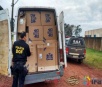 Operação conjunta de PF e DOF, prende morador de Rio Brilhante “batendo” carga milionária de cigarro