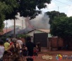 Em bairro de Itaporã residência é destruída por incêndio