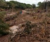 Barragem de represa de balneário se rompe em Caarapó; com fotos e vídeos