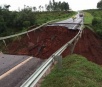 Chuva recorde arrebenta BR-163 e deixa parte de MS sem acesso ao Paraná