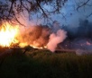 Passo do Lontra, em Corumbá, volta a pegar fogo e chamas são apagadas após 13h