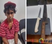 Homem é detido com duas facas em Calçadão Municipal de Itaporã
