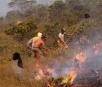 Incêndio em fazenda quase atinge posto de combustíveis em Sidrolândia