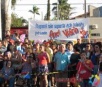Moradores aproveitam passagem da tocha olímpica por Itaporã para reivindicar pelo Anel Viário