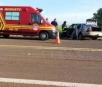 Na madrugada, acidente entre carro e caminhão em Nova Alvorada mata motorista