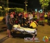 Acidente entre moto e carro deixa motociclista e duas crianças feridas no Centro de Itaporã