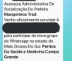 Golpista se passa por assessora do prefeito de Campo Grande para clonar WhatsApp