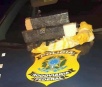 Dupla diz ter encontrado tabletes de maconha ao parar para fumar em rodovia em Ponta Porã